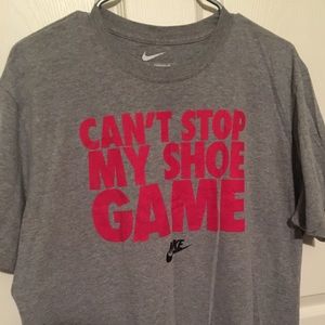 Nike Can’t Stop My Shoe Game Men’s XL T-Shirt